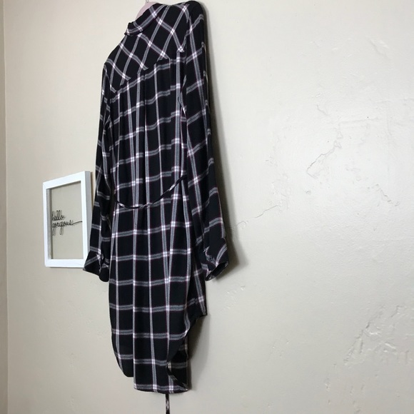 SOLD! Rails “Nadine” Plaid Shirt/Dress Small - Picture 4 of 8